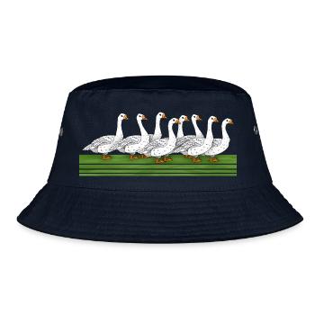 Geese - Bucket Hat - navy - Front