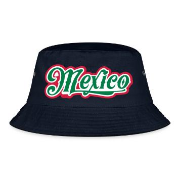 Mexico - Mex - Bucket Hat - Navy - Vorne