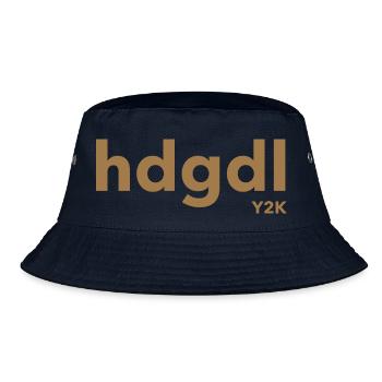 hdgdl hab dich ganz doll lieb Y2k braun - Bucket Hat - Navy - Vorne