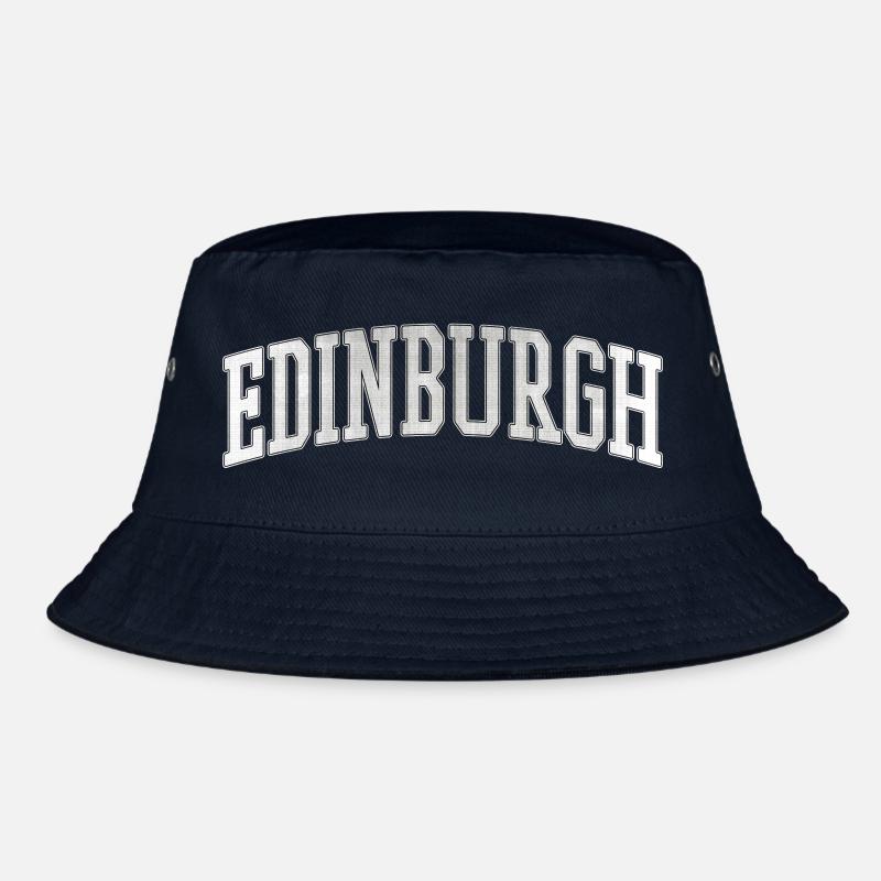 Edinburgh Varsity Bow Font Bucket Hat