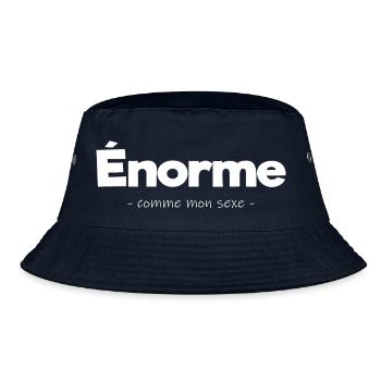 Énorme comme mon sexe Bite Humour Beauf - Bob - marine - Devant