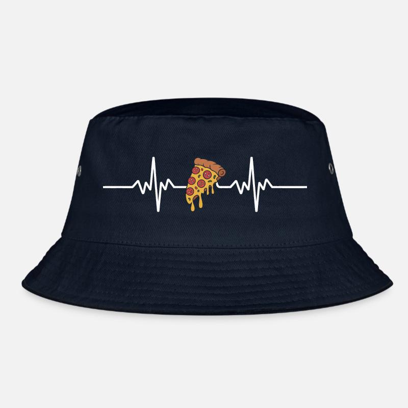 Pizza Herzschlag Bucket Hat