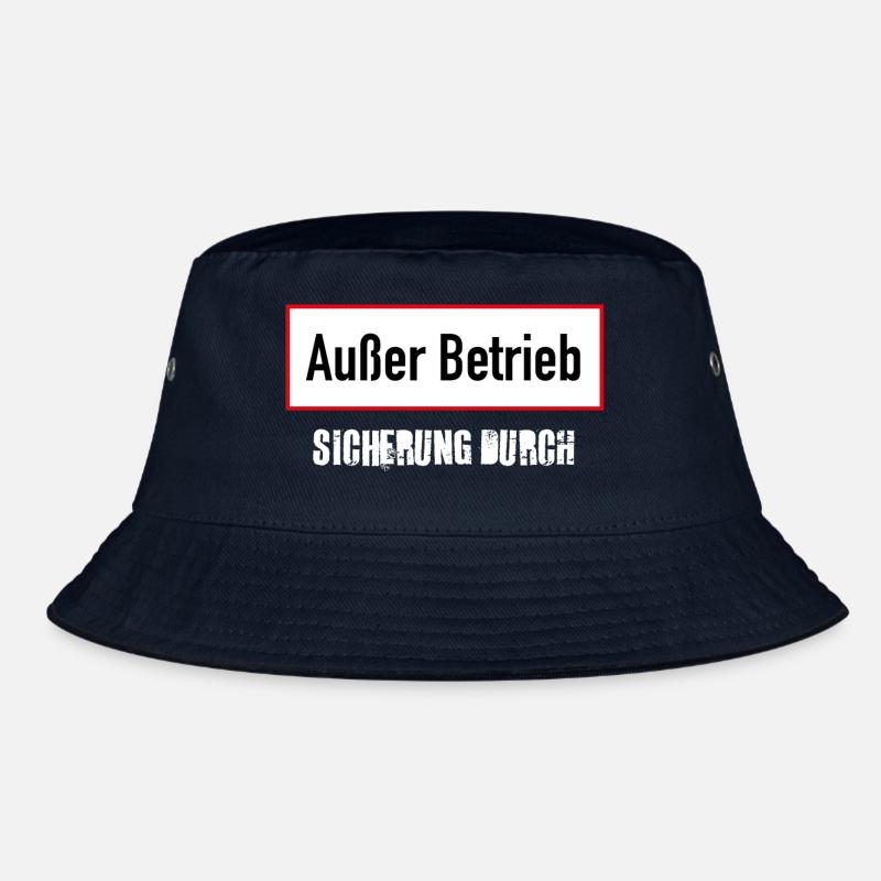 Sicherung durch - Bucket Hat - Navy