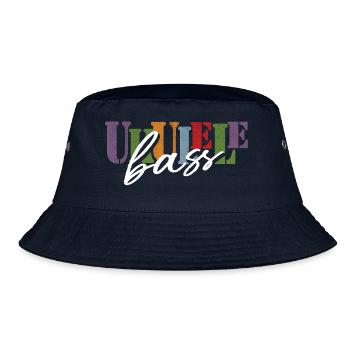 Ukulele Bass - Bucket Hat - Navy - Vorne