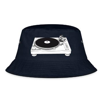 turntable - Bucket Hat - Navy - Vorne
