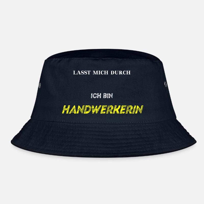 Lasst mich durch ich bin Handwerkerin Geschenkidee Bucket Hat