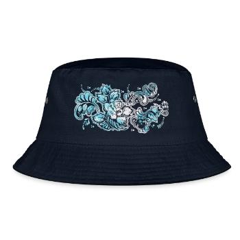 Motif Fleur Bleue - Bob - marine - Devant