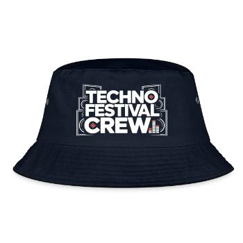 Techno Festival Crew – Techo Party Outfit - Bucket Hat - navy - Front