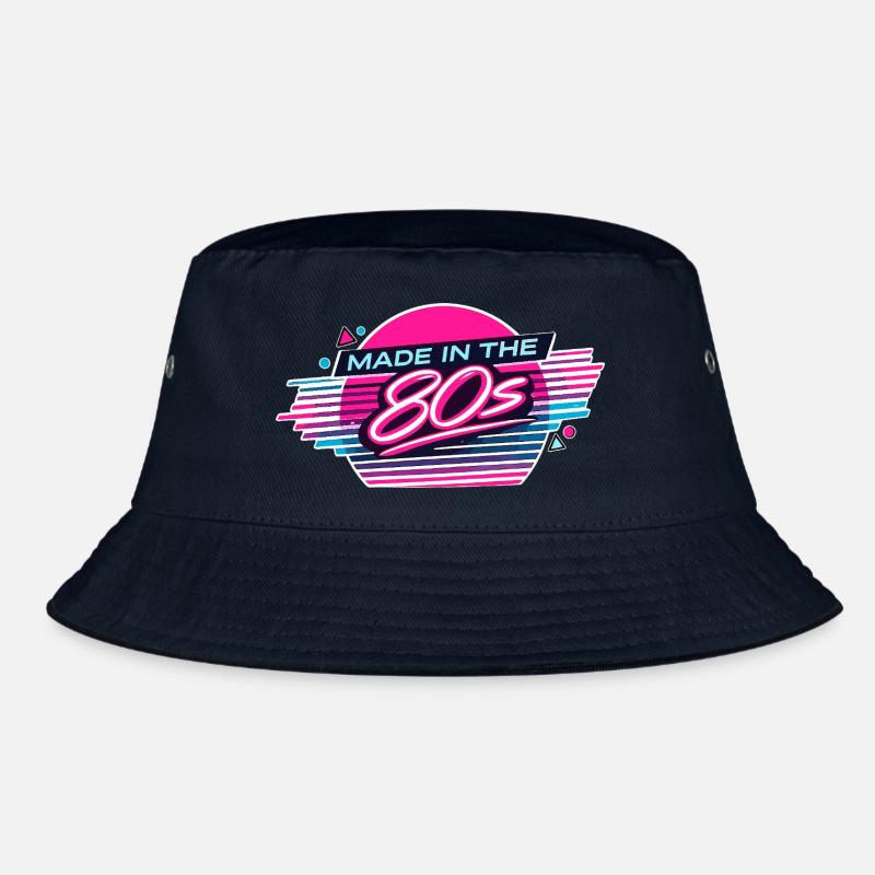 Made in the 80s Neon Retro Bucket Hat