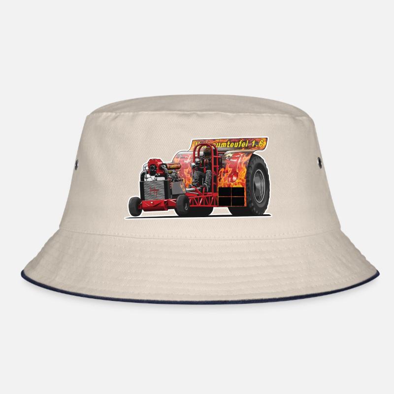Tractor Pulling // Illustration Bucket Hat