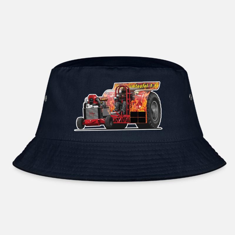 Tractor Pulling // Illustration Bucket Hat