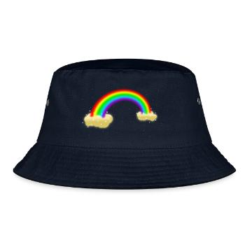 Rainbow - Bucket Hat - Navy - Vorne