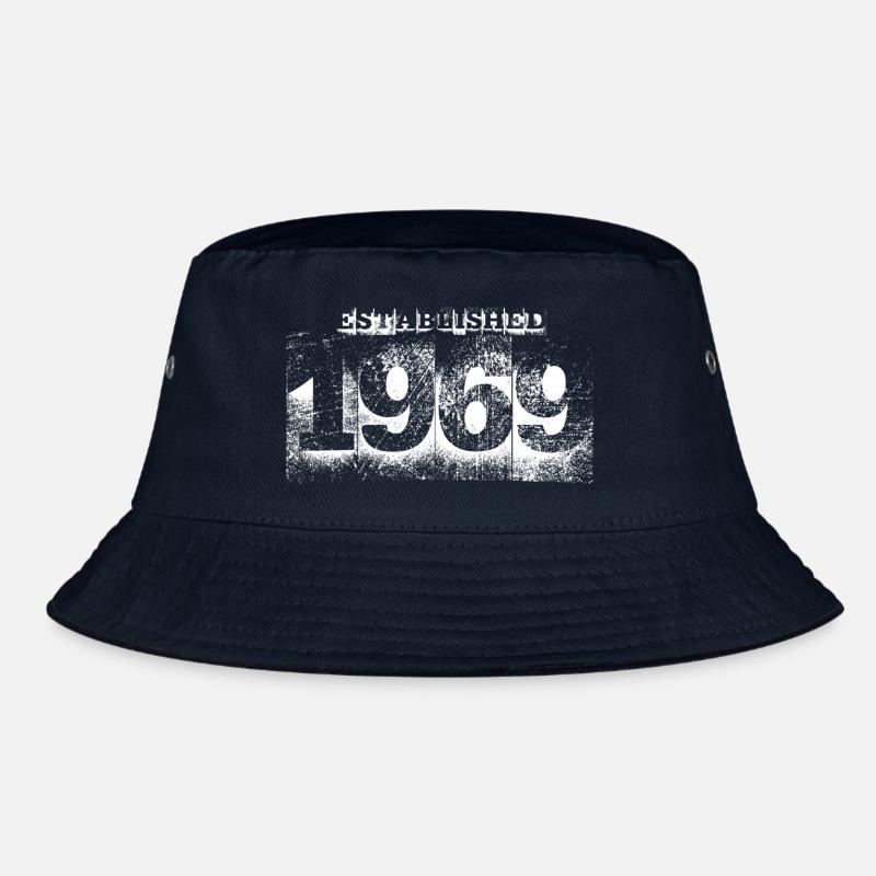 established 1969 (white) Bucket Hat