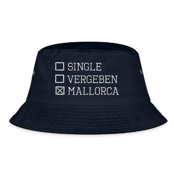 Mallorca Single Urlaub Partyurlaub - Bucket Hat - Navy - Vorne
