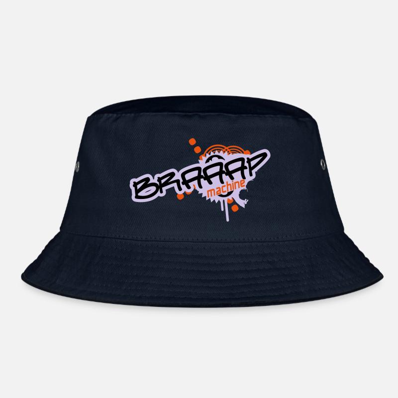 Braaap Machine - Bucket Hat - Navy