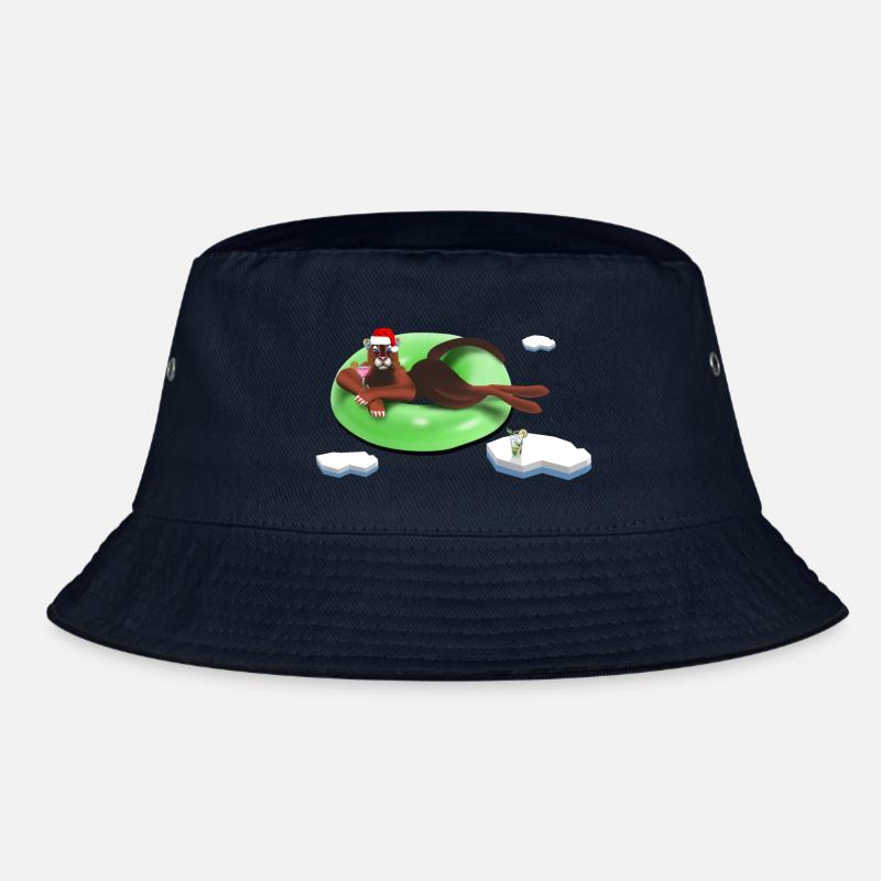 Katze auf einem Rad Bucket Hat