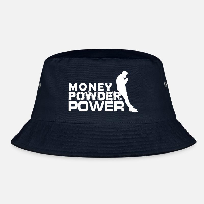 MPP white - Bucket Hat - navy