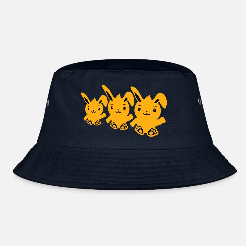3 lapins trois amis équipe équipage agitant assis mignon Bob