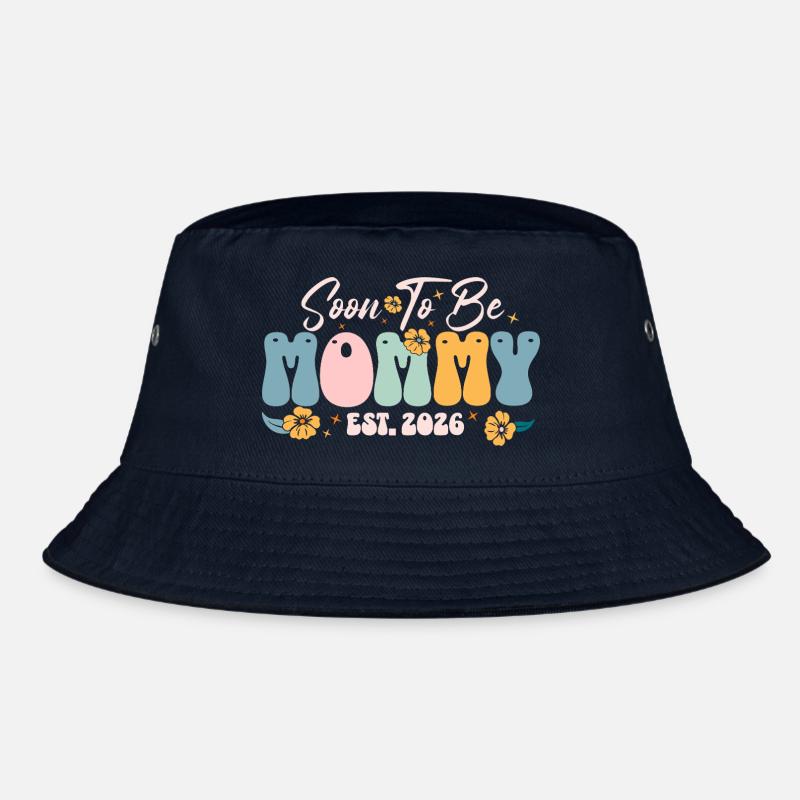 Bald Mama Est 2026 Blumen Bucket Hat