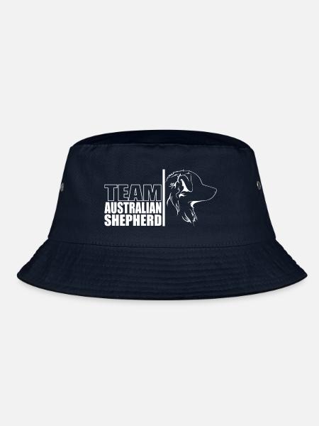TEAM Australian Shepherd Profil Hunde Wilsigns - Bucket Hat - Navy