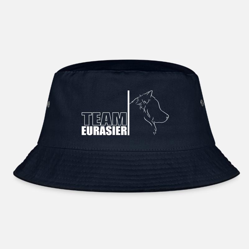 TEAM Eurasier Hunde Hund Wilsigns - Bucket Hat - Navy
