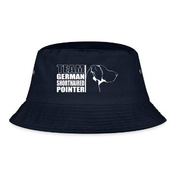 TEAM German Shorthaired Pointer Hunde Wilsigns - Bucket Hat - Navy - Vorne
