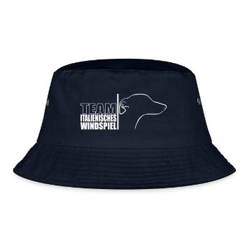 TEAM Italian Greyhound Dog Wilsigns - Bucket Hat - navy - Front