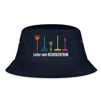 Leiter vom Rechenzentrum Gärtner - Bucket Hat - Navy - Vorne