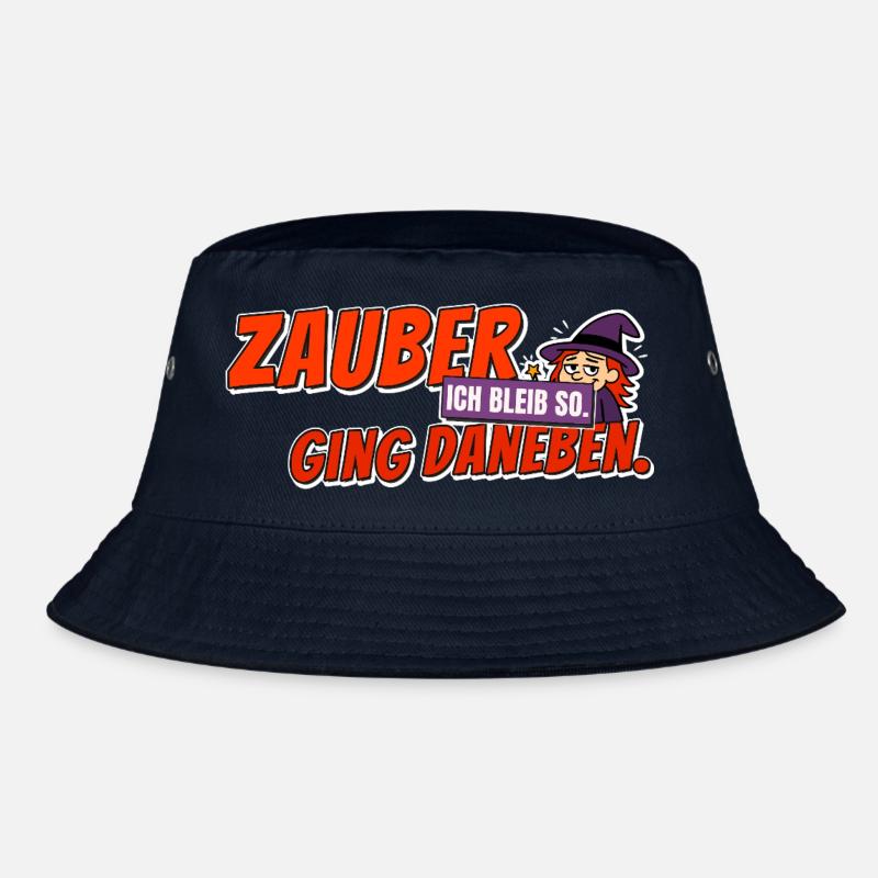 Zauber ging daneben. Ich bleib so. Karneval Design Bucket Hat