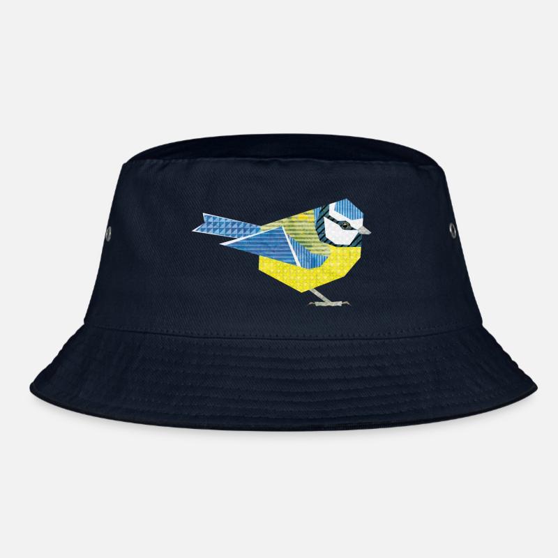 Blue Tit - Bucket Hat - navy