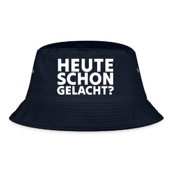 Heute schon gelacht? - Bucket Hat - Navy - Vorne