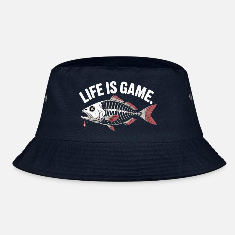 DAS LEBEN IST EIN SPIEL Bucket Hat