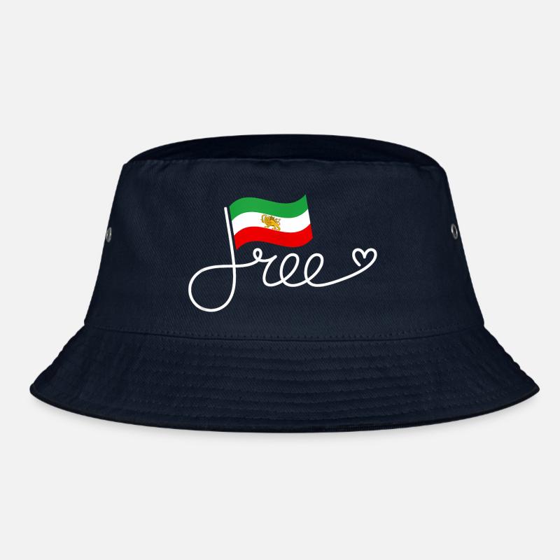 Lettrage du drapeau libre de l’Iran Bob