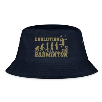 Badminton Evolution Silhouette - Bucket Hat - Navy - Vorne