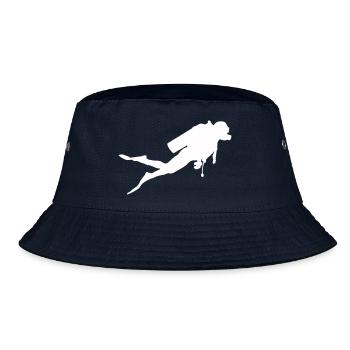 diver - Bucket Hat - navy - Front