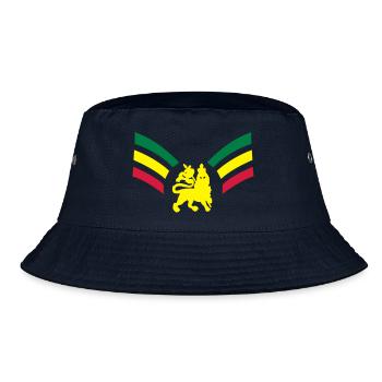 reggae_ambassador_3clr - Bucket Hat - navy - Front