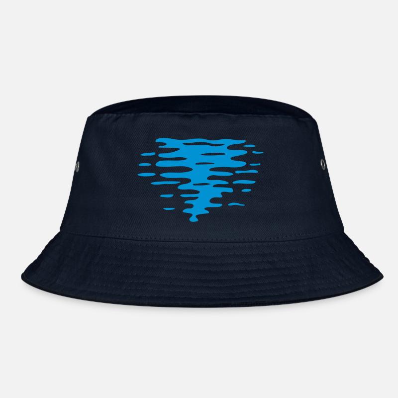 Water Reflection Waves Bucket Hat