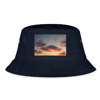 Middle fire sky - Bucket Hat - navy - Front