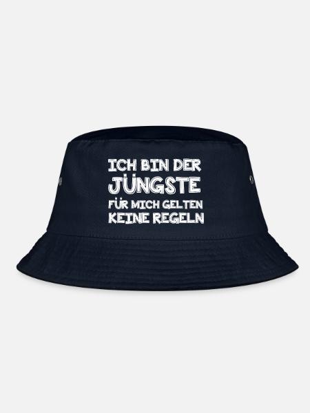 Ich bin der Jüngste - Bucket Hat - Navy - Vorne