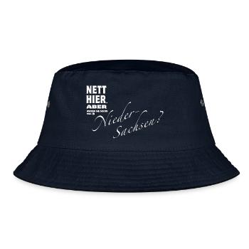 Nett hier. Aber waren Sie in NIEDERSACHSEN ? - Bucket Hat - Navy - Vorne