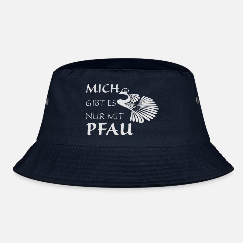Nur mit Pfau - Bucket Hat - Navy