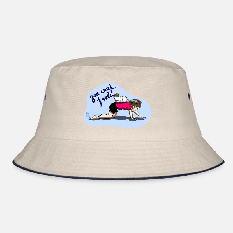 You work I rule Bucket Hat