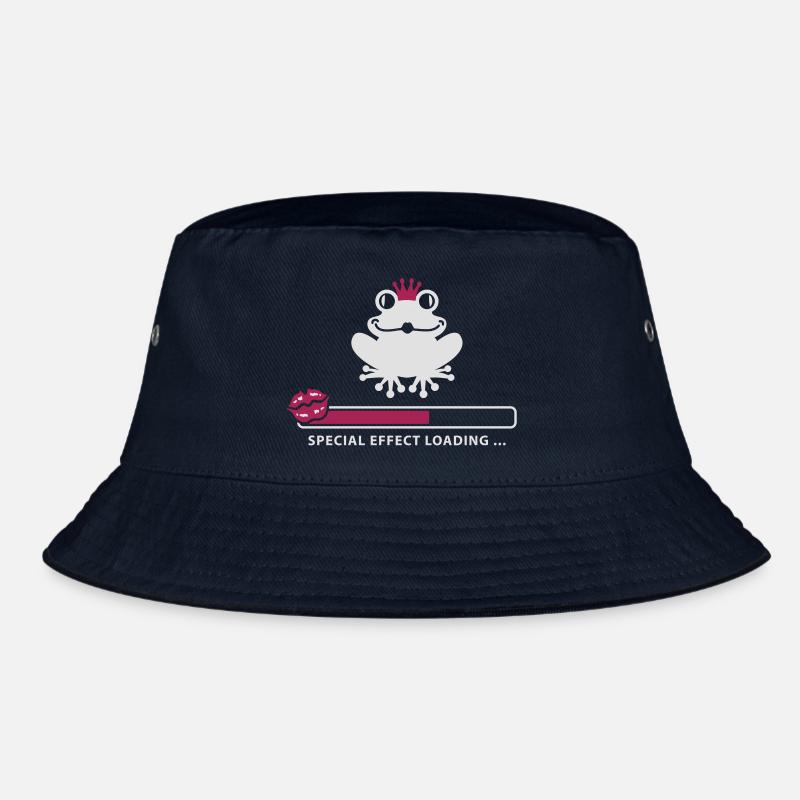 Special Effect Frog - Bucket Hat - navy