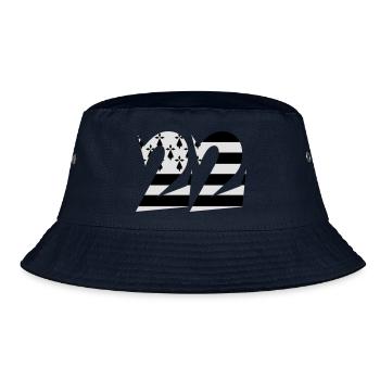 22 Britain flag - Bucket Hat - navy - Front
