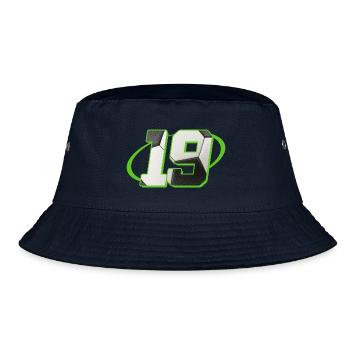 19 Birthday Soccer 19 Years Soccer Player - Bucket Hat - navy - Front