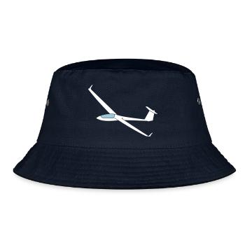 ls8neo glide pilot glider glider - Bucket Hat - navy - Front