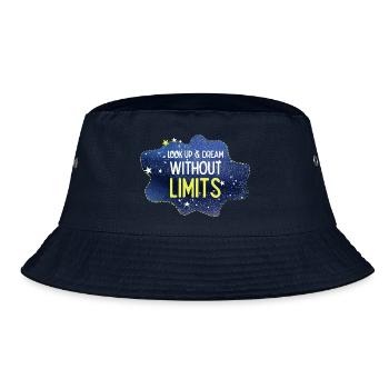 Look up and dream without limits - Bucket Hat - navy - Front