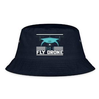 Yes I Really Need Another Drone Pilot Graphic - Bucket Hat - navy - Front