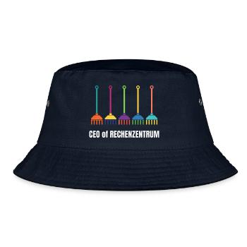 Informatik Programmierer IT Fachmann Informatiker - Bucket Hat - Navy - Vorne