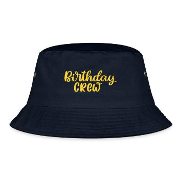 Birthday Crew Happy Birthday - Bucket Hat - Navy - Vorne